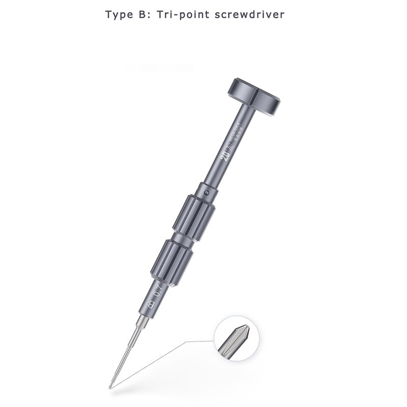 Bộ tô vít QIANLI, MEGA-IDEA mũi 2D 5 cây (3,4,5,6 cạnh và 2 tầng)