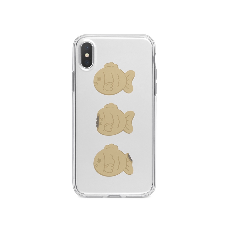 Ốp điện thoại trang trí hình 3 con cá cho IPHONE 5/5S/6/6PLUS/6S/6S PLUS/6/7/7PLUS/8/8PLUS/X/XS/XS MAX/11 | BigBuy360 - bigbuy360.vn