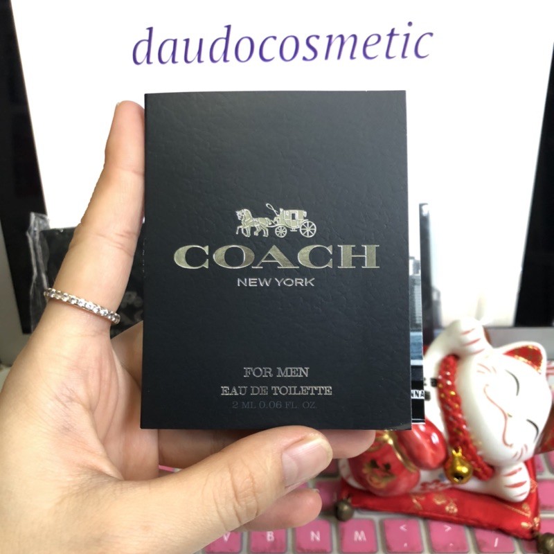 [ vial ] Nước hoa nam Coach EDT - Coach Platinum 2ml
