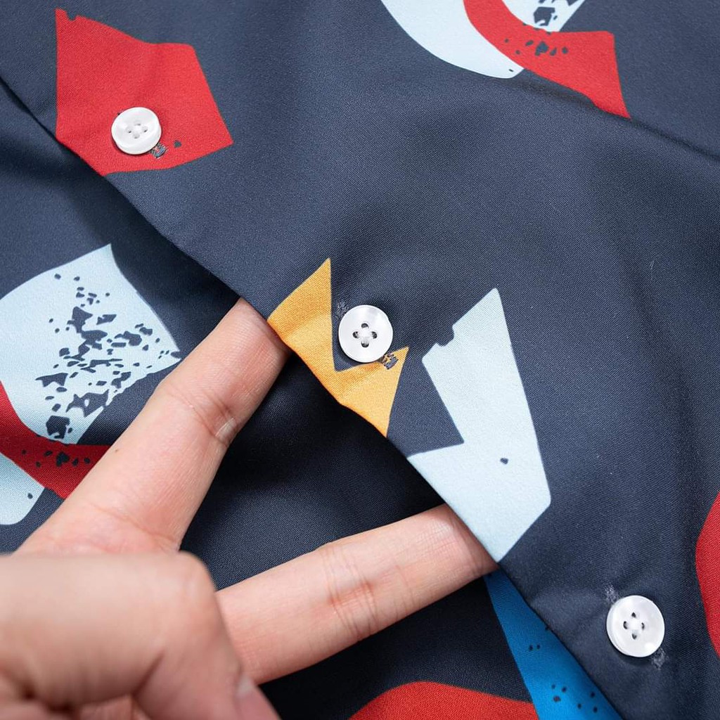 Áo sơ mi nam Hoạ Tiết Cực Tươi Tắn, vải lụa lạnh thoáng mát | BigBuy360 - bigbuy360.vn