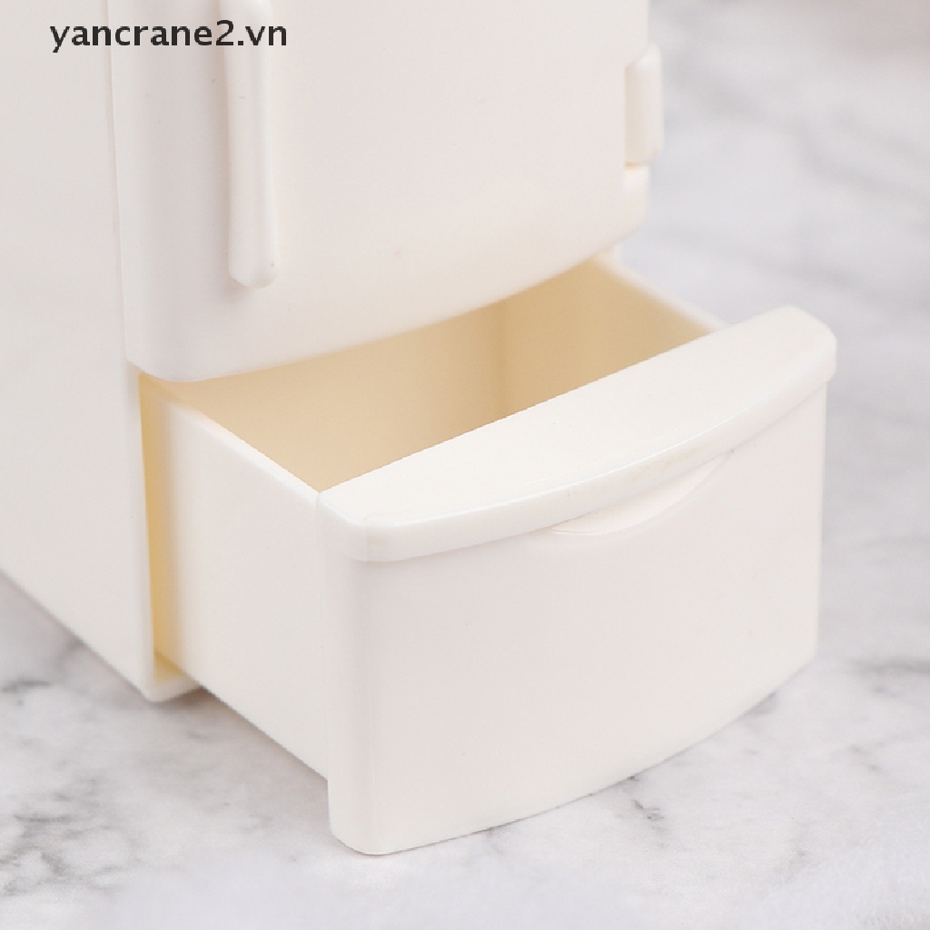 Tủ Lạnh Đồ Chơi Mini Trang Trí Nhà Búp Bê