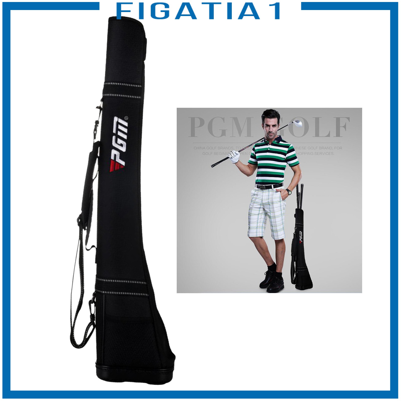 Túi Đựng Gậy Đánh Golf Figatia1 4-5 Có Khóa Kéo Tiện Dụng