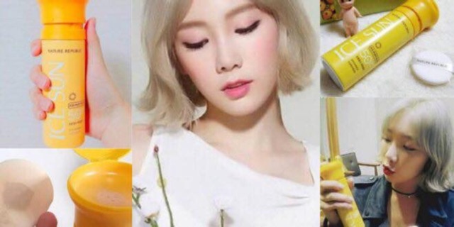 KEM CHỐNG NẮNG NATURE REPUBLIC PROVENCE CALENDULA ICE PUFF SUN SPF 50+ PA+++ 