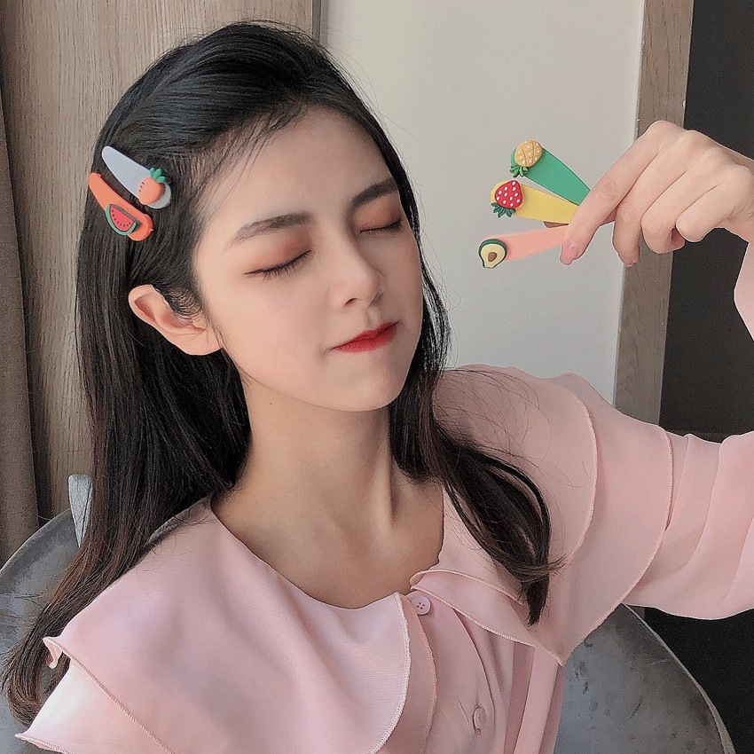 Kẹp Tóc Hình Trái Cây Dễ Thương Cho Nữ