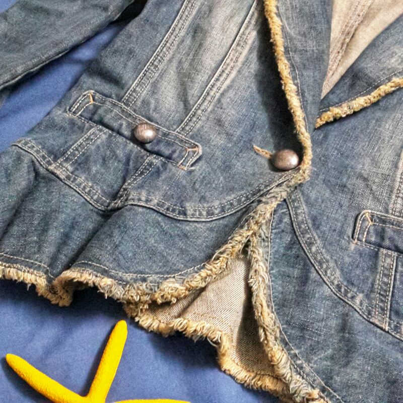 ÁO KHOÁC VEST JEAN CHẤT SIÊU ĐẸP 2HAND