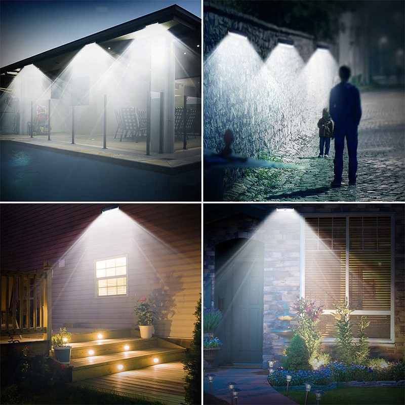 Đèn LED cảm biến chuyển động dùng năng lượng mặt trời