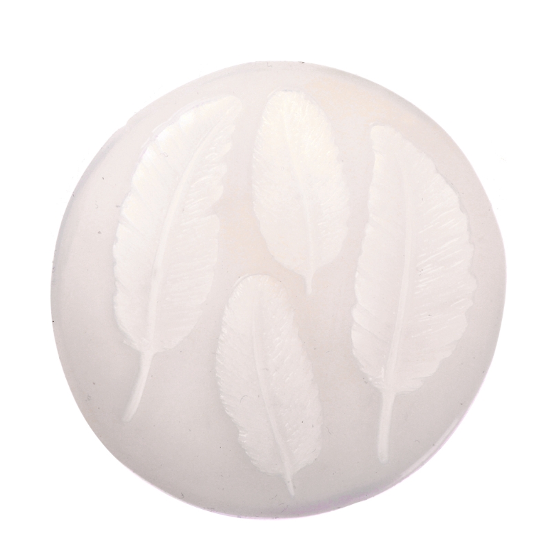 Khuôn Silicon Làm Mặt Dây Chuyền Hình Lông Vũ