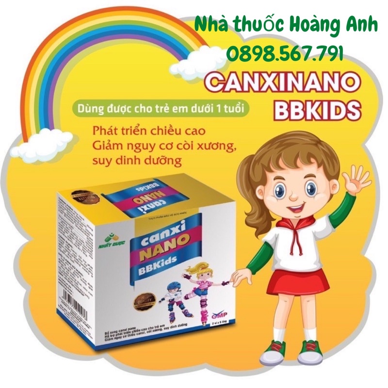 [Nhà thuốc HA] CANXI NANO BBKids phát triển chiều cao cho bé