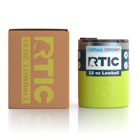 Cốc giữ nhiệt cà phê bằng thép không rỉ RTIC 12oz (350ml) Lowball , Ly giữ nhiệt coffee chính hãng RTIC Mỹ