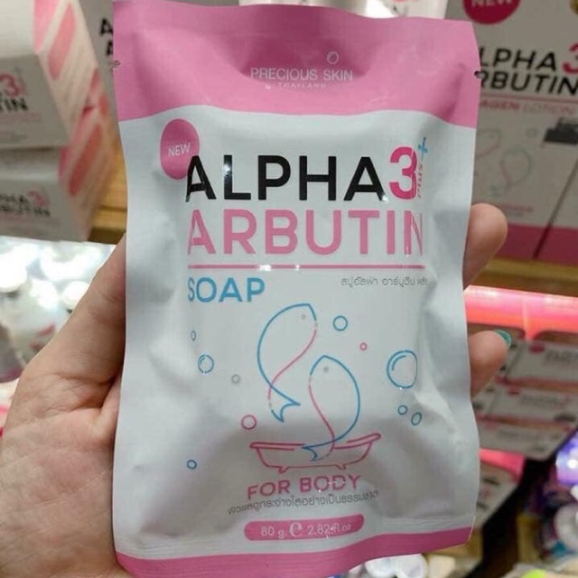 Soap tắm siêu trắng da Alpha Arbutin