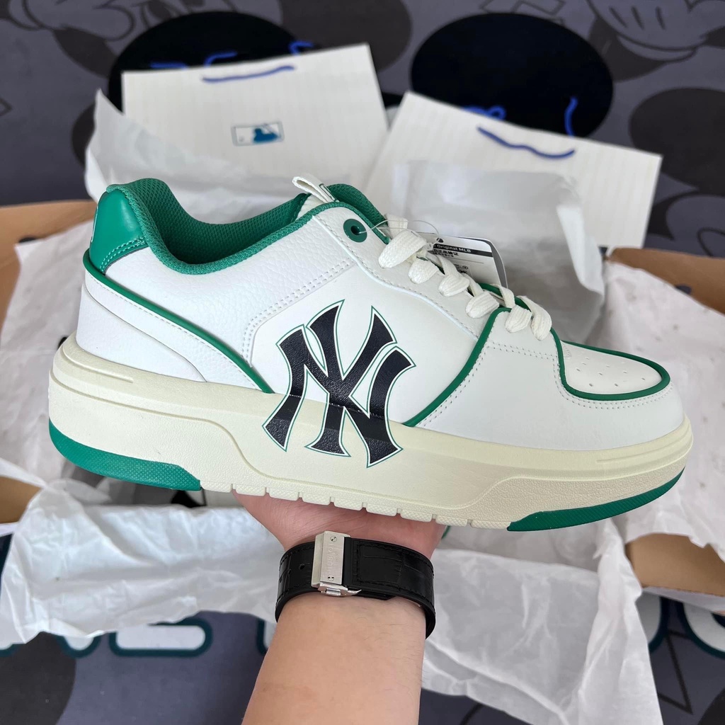 Giày Thể Thao MLB Chunky Liner Xanh Lá, Giày MLB Chunky Liner White Black Các Mẫu Hót 2022