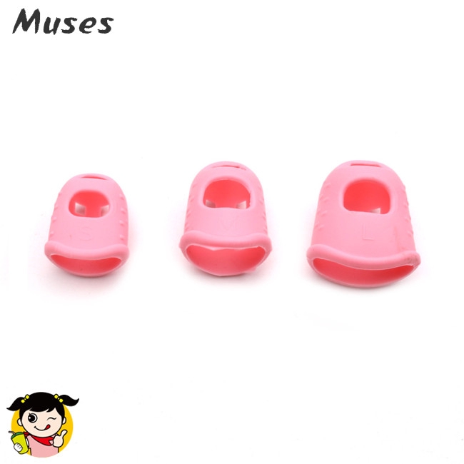 Set 5 nắp Silicone nhiều màu đeo bảo vệ đầu ngón tay tiện dụng chơi đàn ghi ta