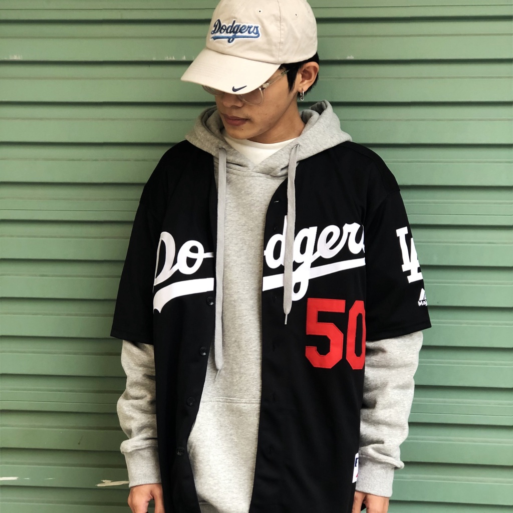 Áo bóng chày Mlb la dodgers jersey hiphop kpop Thun ba lỗ unisex nam nữ big over size thể thao gym Áo bóng rổ
