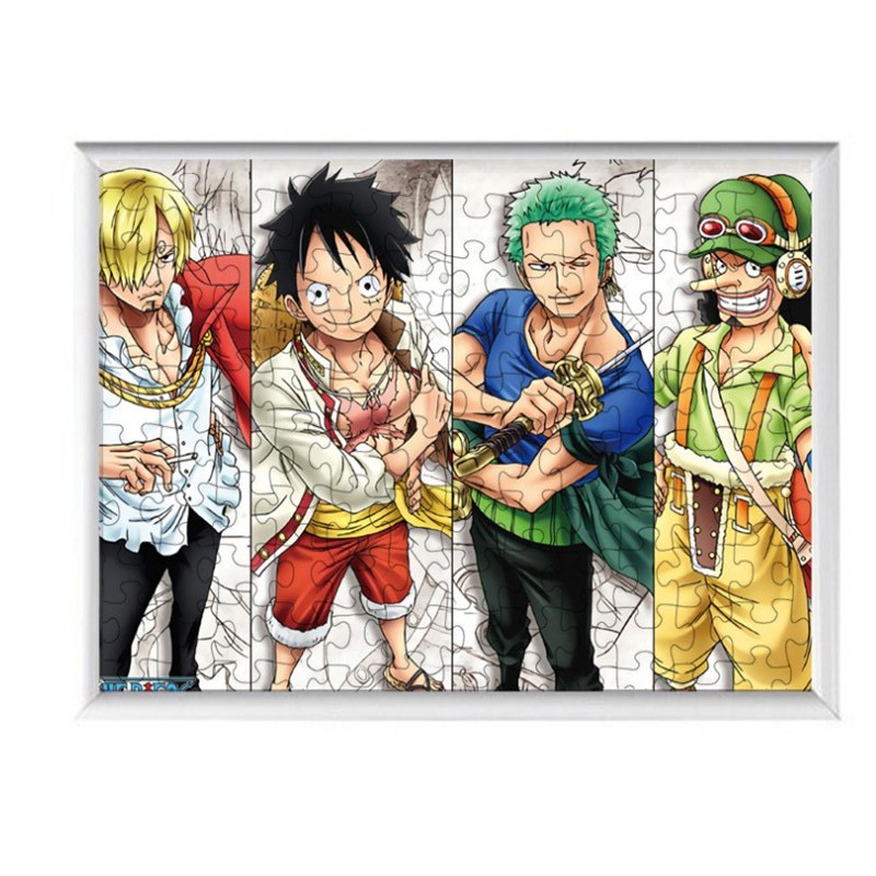 Bộ Đồ Chơi Xếp Hình One Piece 120 Mảnh Độc Đáo Thú Vị Cho Bé