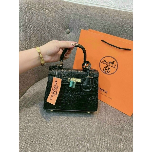 Túi hm kelly da rắn 👜👜👜 túi đeo chéo nữ