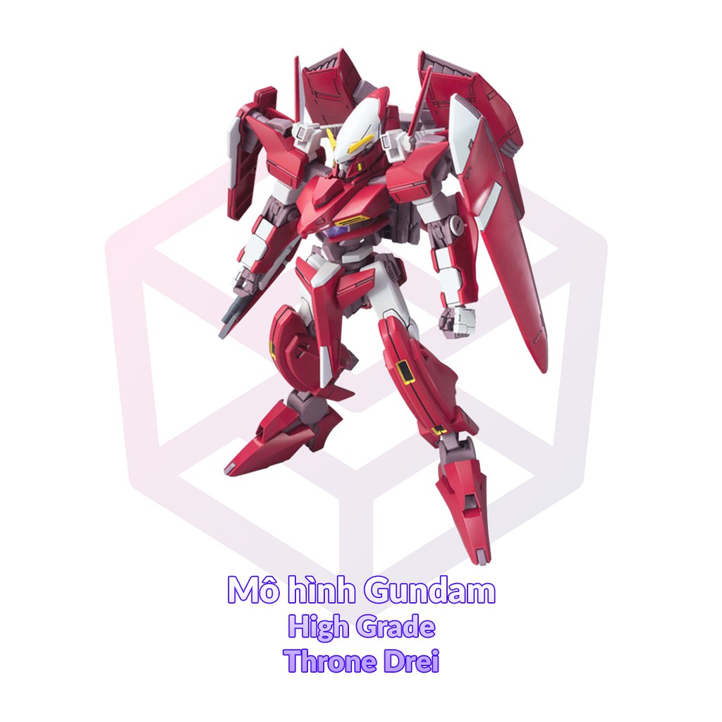 Mô Hình Gundam TT Hongli HG 14 Throne Drei 1/144 Gundam 00 [3GD]