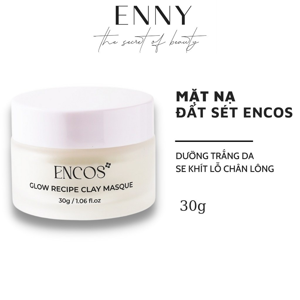 Combo làm sạch mặt ENCOS sữa rửa mặt + mặt nạ đất sét chính hãng - ENNYCOS