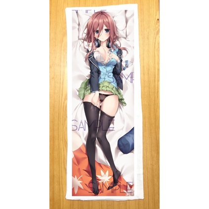 Gối ngủ anime Gotoubun no Hanayome dài 40cm x 1m /Gối ôm dài Gotoubun Hanayome