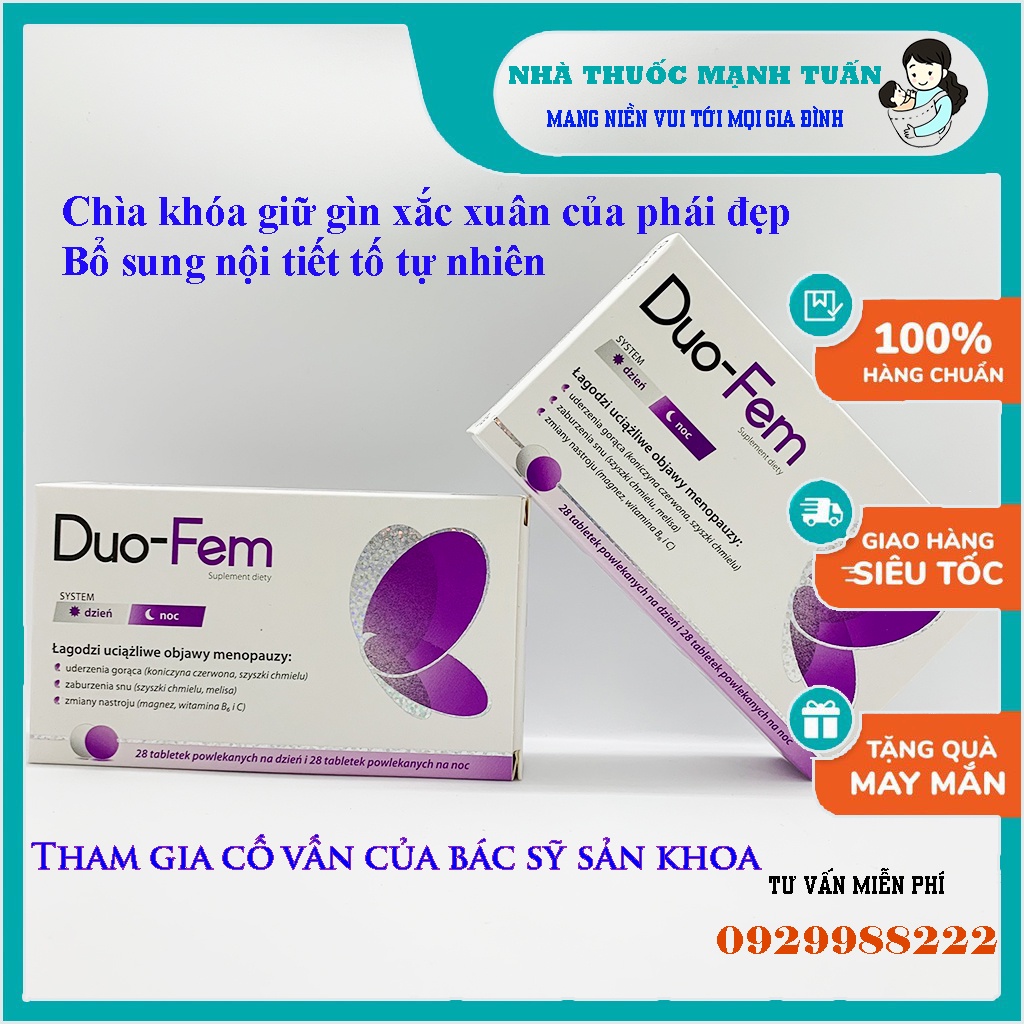 DUO FEM : CHÌA KHOÁ GIỮ GÌN SẮC XUÂN CỦA PHÁI ĐẸP- BỔ SUNG NỘI TIẾT TỐ TỰ NHIÊN