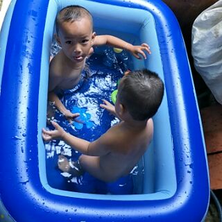 Bể bơi 2 tầng 1.2m cho bé