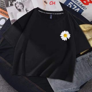 Áo crop top hoa cúc in tim _CH