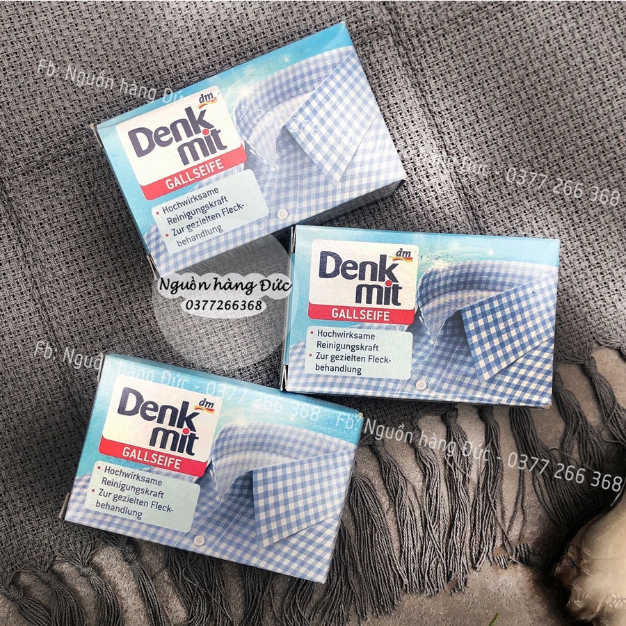 Bánh xà phòng tẩy sạch cổ áo, tay áo DENKMIT ĐỨC - 100g