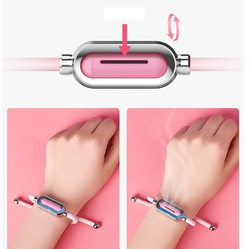 [HCM]Vòng đeo tay chống muỗi silicon cầm tay dành cho trẻ em có khóa chống muỗi bằng tinh dầu-MY-QWSHP/B