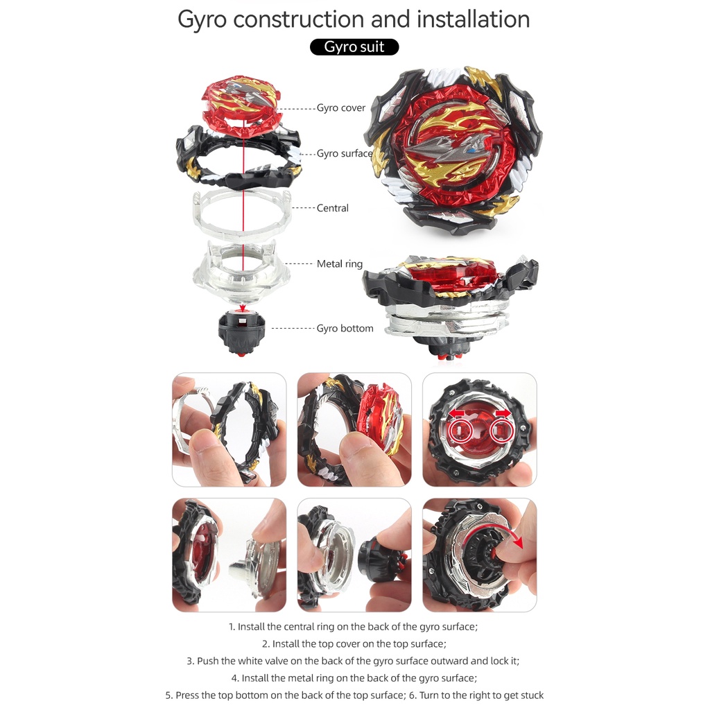 Con Quay Đồ Chơi Solong4u Beyblade Burst B-197