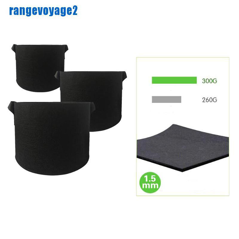 (Hàng Mới Về) Túi Trồng Cây 11 1 / 2 / 3 / 5 / 7 Gallon Tiện Dụng