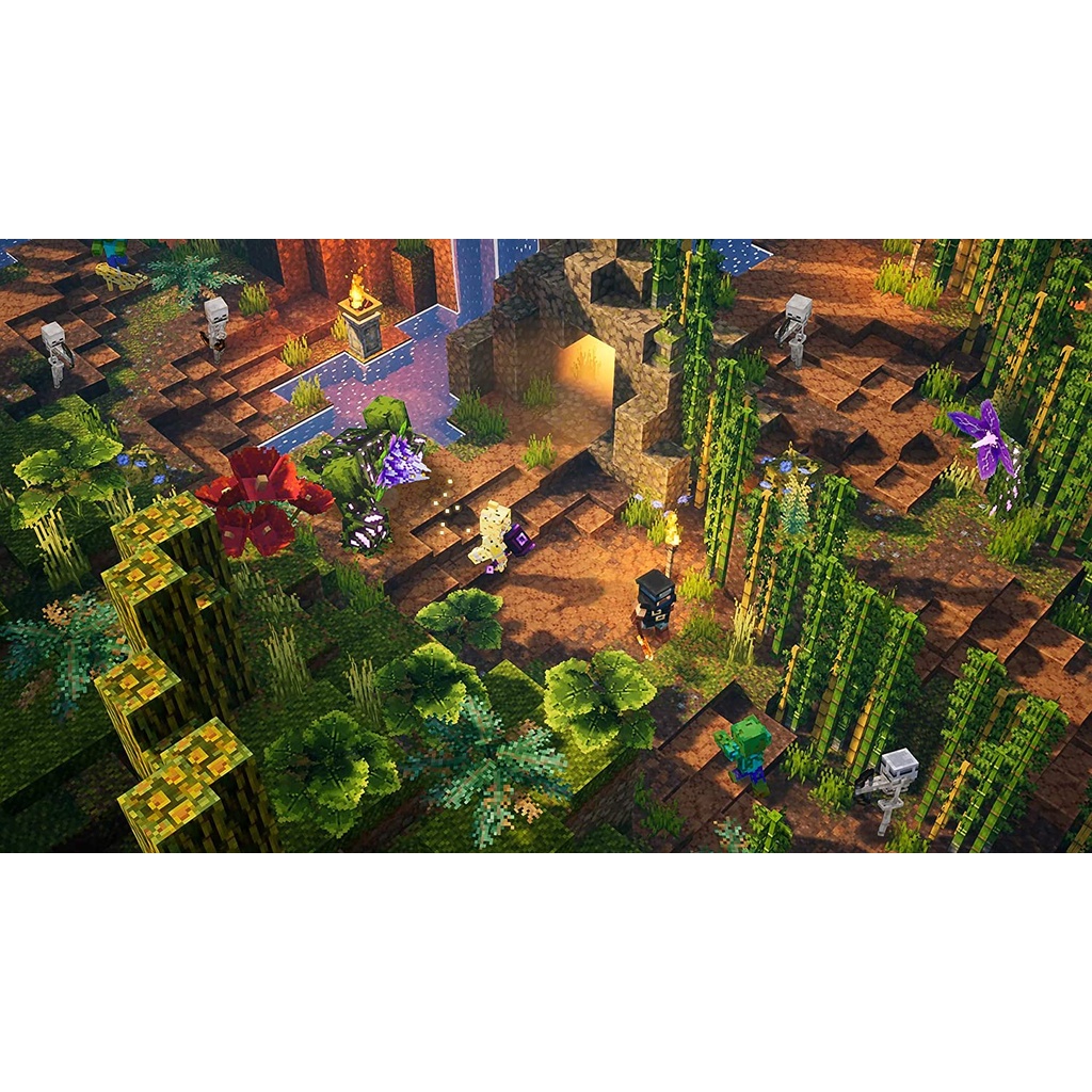 Đĩa game Nintendo switch Minecraft Dungeons new