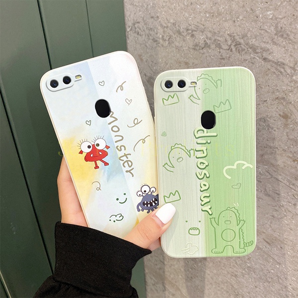 Ốp lưng OPPO F9 ốp lưng OPPO A12 ốp lưng OPPO A5S A7 Ốp Lưng OPPO A5S Điện Thoại Viền Thẳng Họa Tiết Tranh Sơn Dầu Sáng Tạo