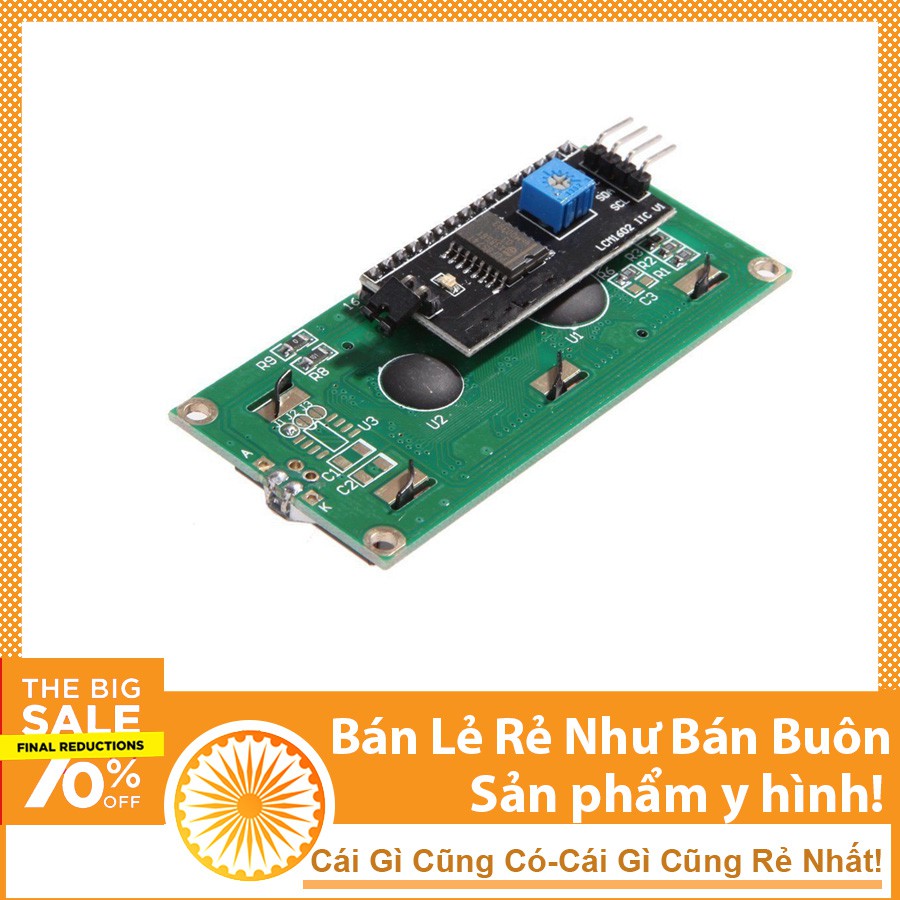 LCD 1602 Có Tích Hợp Module Chuyển Đổi I2C