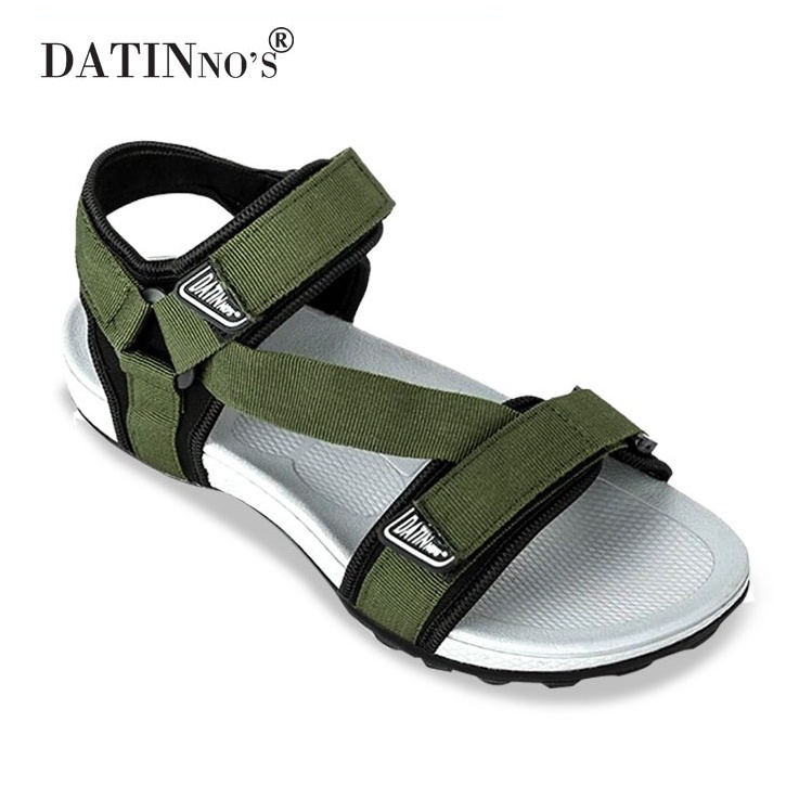 Giày Sandal Nam Quai Ngang Thời Trang DATINNOS (BẢO HÀNH CHÍNH HÃNG 12 THÁNG ĐƯỢC ĐỔI SIZE)  SDDN103 Đen Xanh Đỏ Xám Rêu