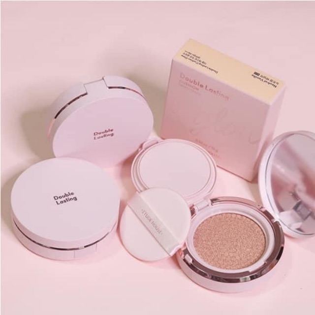 Phấn Nước Che Phủ Tốt, Dưỡng Ẩm Cho Làn Da Căng Bóng Double Lasting Cushion Glow 15g SPF 50+/PA+++ | BigBuy360 - bigbuy360.vn