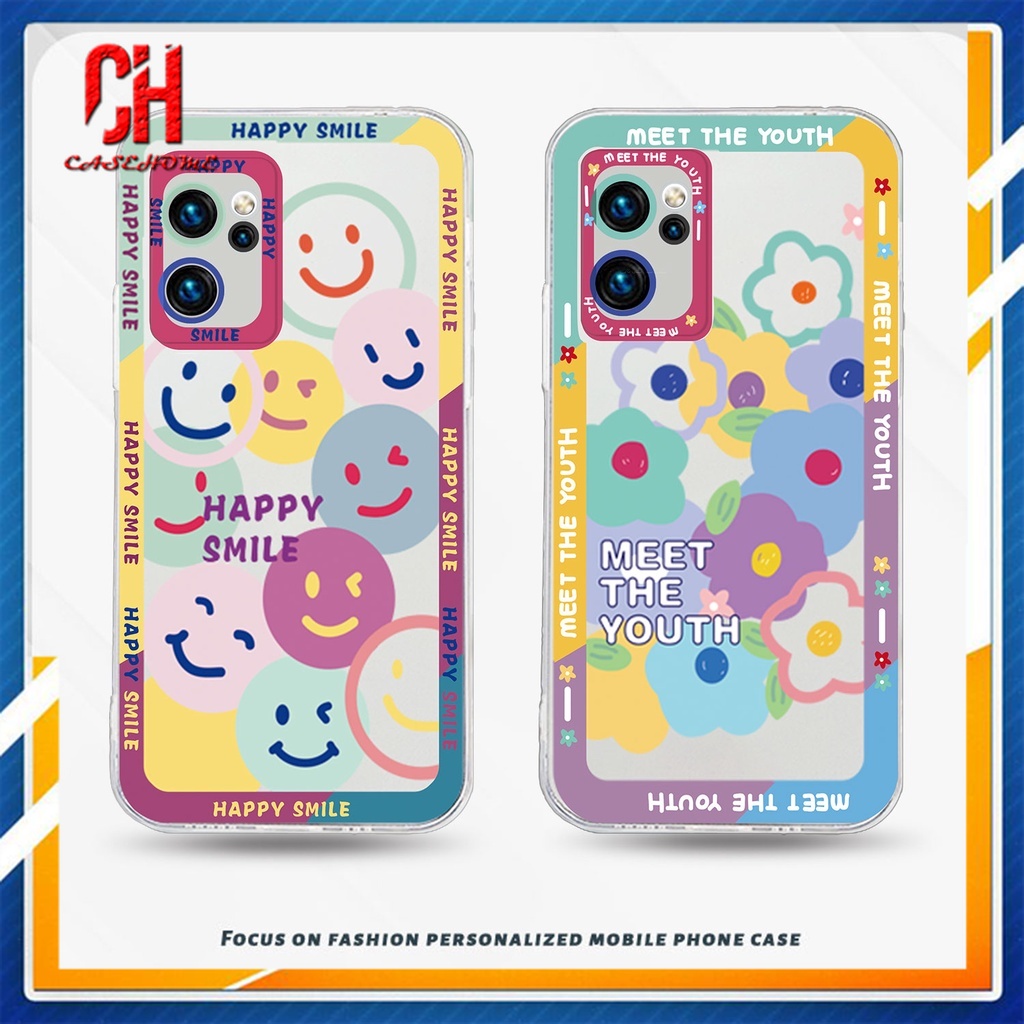 Ốp Điện Thoại TPU Dẻo Trong Suốt Họa Tiết Hoa Cho OPPO A15 A54 A5S A3S A76 A96 A16 A95 A55 A7 A5 A9 A31 A53 A33 2020 A12 A1K A16E A16K A54S Reno 4 5F 4F 4 5 06 Lite A74 A15S A52 A11K A92 A35 A11 A93 A32 A72 A94 A53S F19 F17 PRO A16S A12S A36