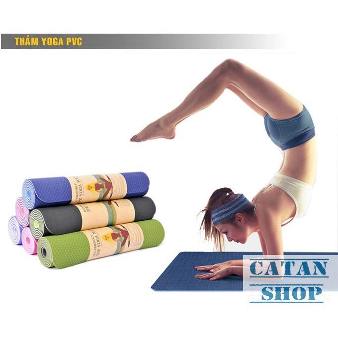 01 Thảm tập YOGA, GYM cao cấp, độ bám cao, dễ dàng giặt sạch