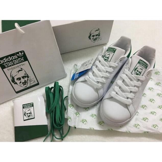 ff [ Chuẩn auth] Sales 8-8 Giày thể thao stan smith gót mầu xanh 👟 👟 2020 ️🥇 . NEW '