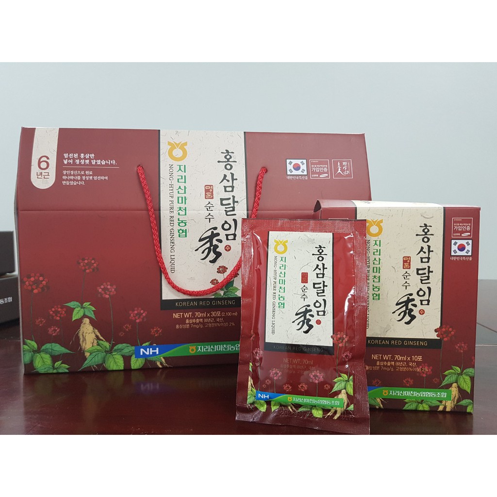 Nước Hồng Sâm Tinh Khiết Nong-Hyup Pure Red Ginseng