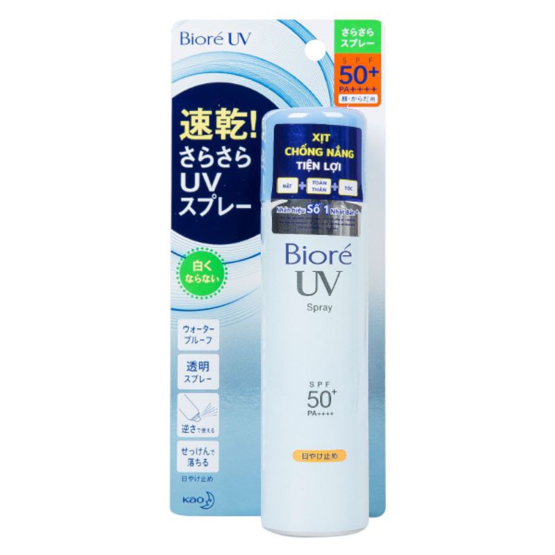 Xịt chống nắng biore chính hãng