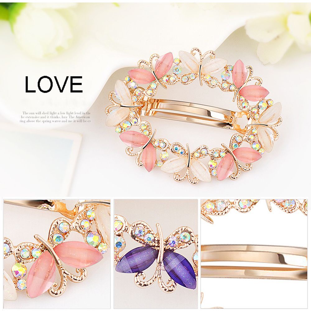 Kẹp Tóc Hình Hoa / Bướm Nhiều Màu Thời Trang Hàn Quốc Cho Nữ