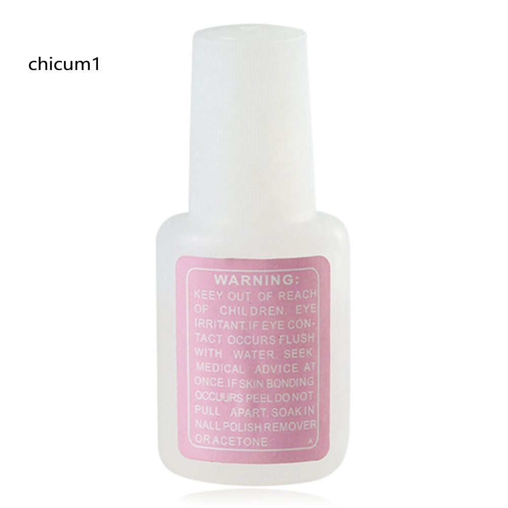 [Hàng mới về] Keo dán móng tay giả trong suốt 10g có đầu cọ tiện dụng