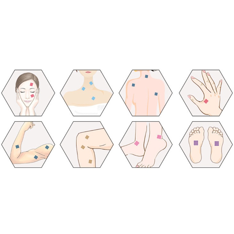 Bộ 10 Băng Dán Thể Thao Co Giãn Hỗ Trợ Giảm Đau Cơ