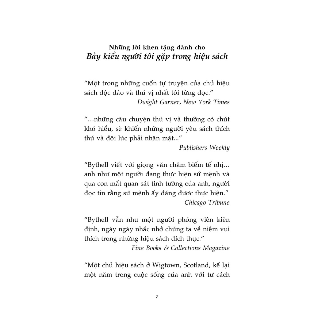 Sách - Bảy Kiểu Người Tôi Gặp Trong Hiệu Sách - Tặng kèm 01 postcard độc quyền