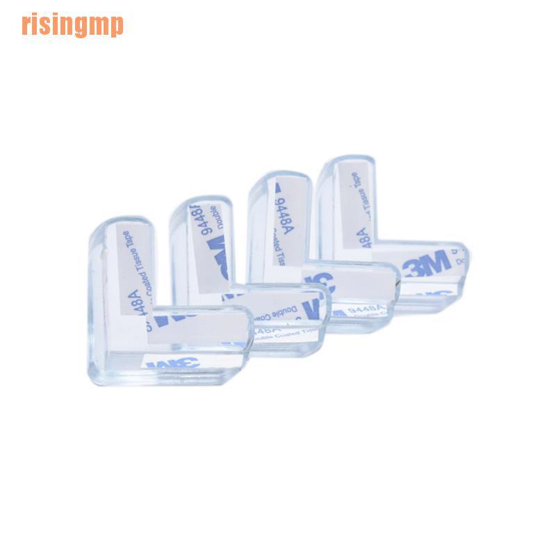 Bộ 4 Đệm Cao Su Trong Suốt Bảo Vệ Bàn Ăn Cho Bé