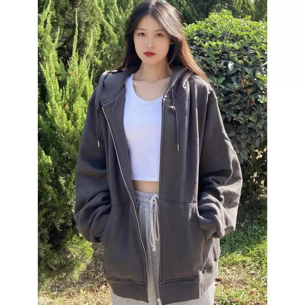 Áo KHOÁC Hoodie TRƠN 4 Màu Nam Nữ Ulzzang Unisex