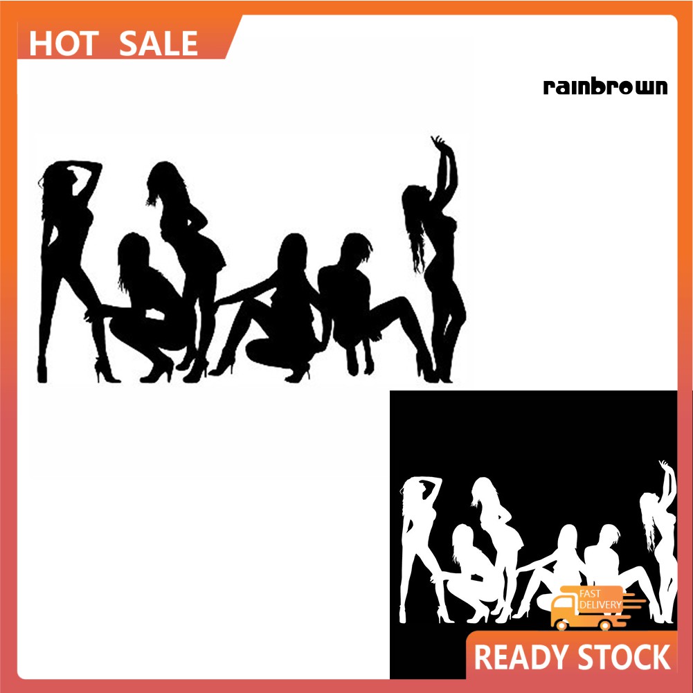 Hình dán xe hơi hình cô gái gợi cảm vui nhộn