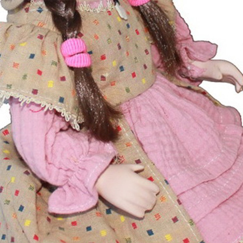 Tóc Giả Bằng Sứ 40cm Chống Nước Dành Cho Búp Bê