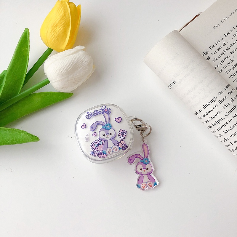 Vỏ Bọc Hộp Sạc Tai Nghe Baseus Wm01 Tws Bằng TPU Mềm Trong Suốt In Họa Tiết Hoạt Hình Đáng Yêu Có Móc Khóa JP6