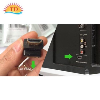 Đầu nối hdmi vuông góc 90 độ 1 đầu đực 1 đầu cái