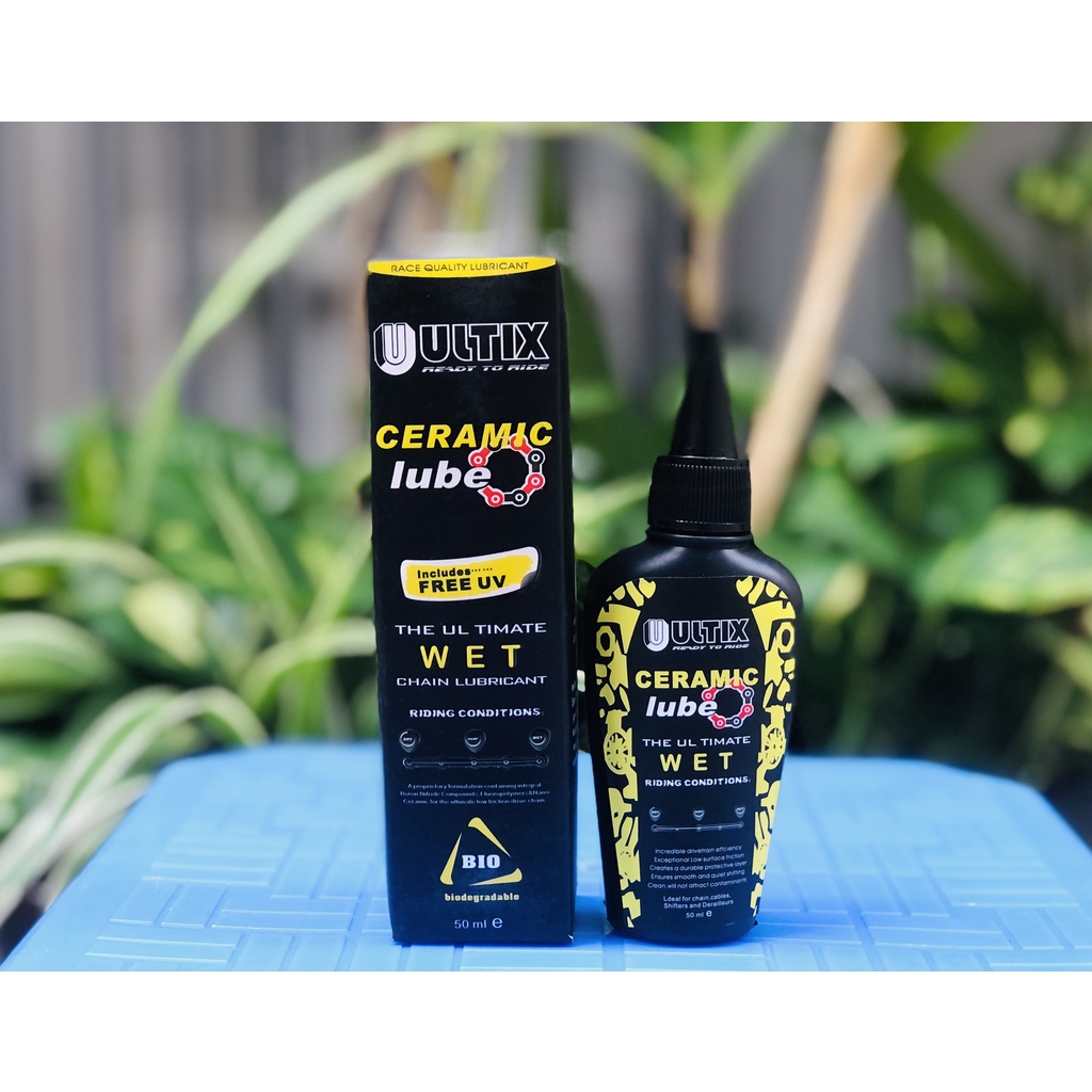Dầu tra xích xe đạp ULTIX Ceramic wet 50ml